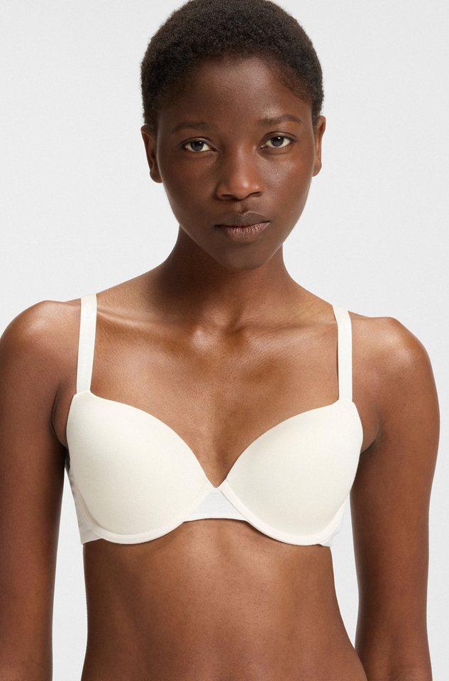 BOSS Bügel-BH UNDERWIRE BRA CI mit BOSS Schriftzug auf den Trägern von BOSS
