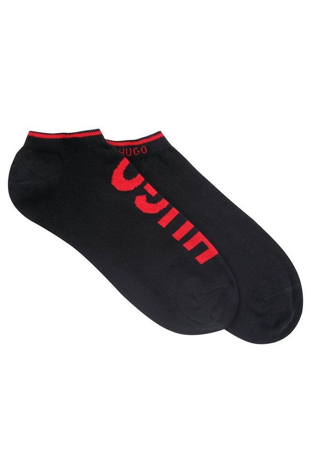 BOSS Businesssocken 2P AS Logo CC (Packung, 2-Paar, 2er Pack) mit großem HUGO Logo-Schriftzug von BOSS