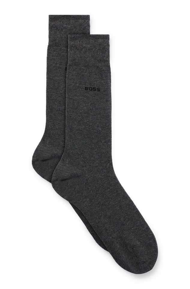 BOSS Businesssocken 2P RS Uni CC (Packung, 2-Paar, 2er) mit Markenlogo von BOSS