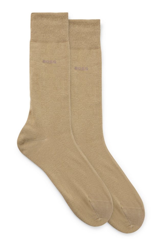BOSS Businesssocken 2P RS Uni CC (Packung, 2-Paar, 2er) mit Markenlogo von BOSS