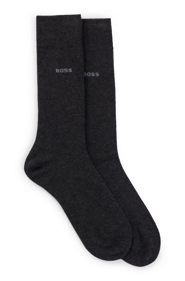 BOSS Businesssocken 2P RS Uni CC (Packung, 2-Paar, 2er) mit Markenlogo von BOSS