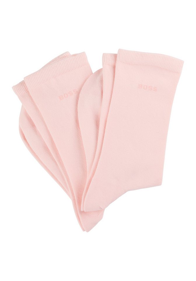 BOSS Businesssocken 2P RS Uni Logo CC W (Packung, 2-Paar, 2er Pack) mit BOSS Schriftzug von BOSS