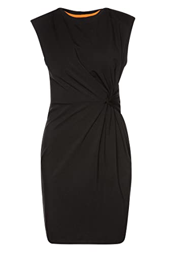 BOSS Women's C_Elaura Jersey_Dress, Black1, L von BOSS