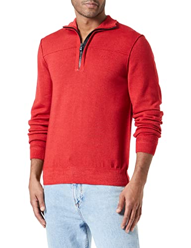 BOSS Men's Koblend Knitted_Sweater, Bright Red, L von BOSS