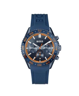 BOSS Chronograph Quarz Uhr für Herren Kollektion Runner mit Silikonarmband Silikonarmband - 1514142 von HUGO BOSS