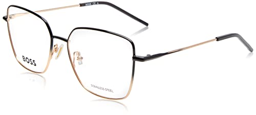 BOSS Damen 1334 Sonnenbrille, Black Gradient Gold, 66 von BOSS