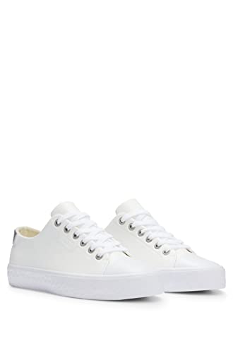 BOSS Damen AidenM_Tenn_ltmt Sneaker, White, 45 EU von BOSS