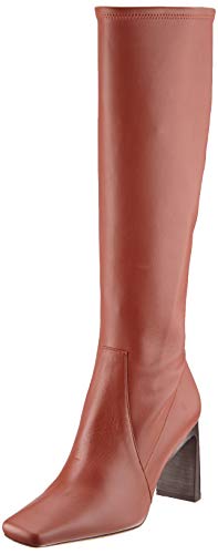 BOSS Damen Alek Str.long B85-nc Kniehohe Stiefel Klassisch, Rust Copper224, 39 EU von BOSS