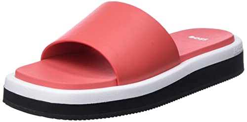 BOSS Damen Allie FL Slide, Bright Pink677, 35 EU von BOSS