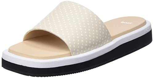 BOSS Damen Allie MN Slide, Light Beige275, 38 EU von BOSS