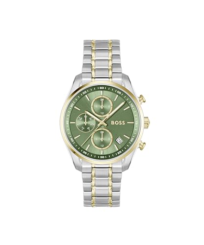BOSS Multi Zifferblatt Quarz Uhr für Damen Kollektion Grand Tour Ladies mit Zweifarbiges Edelstahlarmband - 1502766 BOSS Multi Zifferblatt Quarz Uhr für Damen Kollektion Grand Tour Ladies mit Zweifarbiges Edelstahlarmband - 1502766 von BOSS