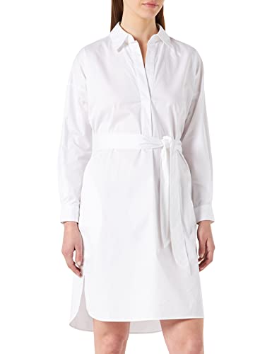 BOSS Damen C_Detelizza Kleid, White100, 38 von BOSS