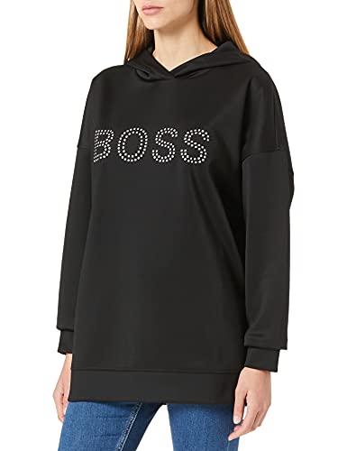 BOSS Damen C_Eboa Kapuzenpullover, Black1, M von BOSS