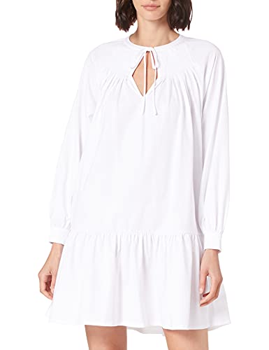 BOSS Damen C_Eleani Blusenkleid, White100, m von BOSS