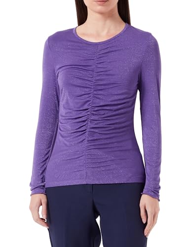 BOSS Damen C_Emeela_Glitter Jersey TOP, Open Purple551, Large von BOSS