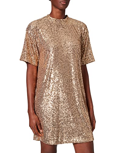 BOSS Damen C_Esenni Kleid, Gold713, XL von BOSS