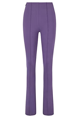 BOSS Damen C Eysa Regular-Fit Hose aus Stretch-Jersey mit ausgestelltem Bein Lila S von BOSS