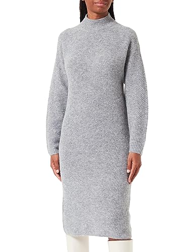 BOSS Damen C_Fagdasa Knitted Dress, Silver40, M von BOSS