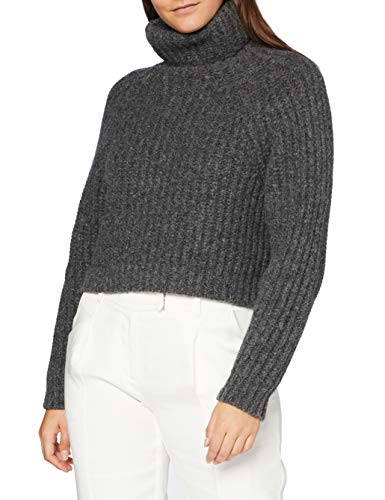 BOSS Damen C_Farantel Pullover, Medium Grey30, S von BOSS