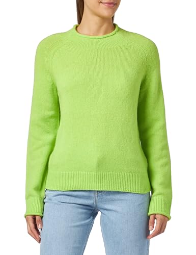 BOSS Damen C_Fesperana Knitted Sweater, Bright Yellow735, L von BOSS