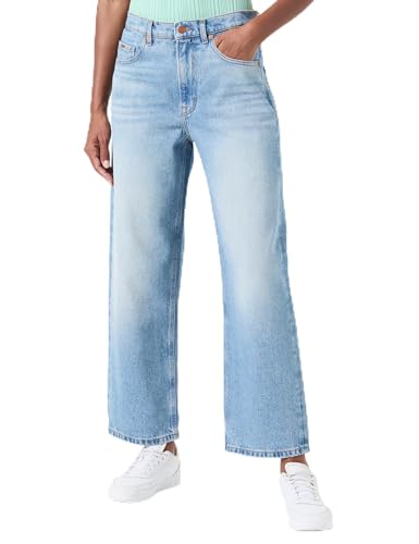 BOSS Damen C_Modern Barrel Hr Jeans Trousers, Open Blue491, 29 von BOSS