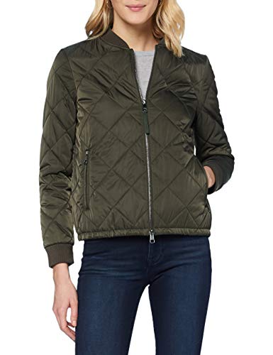 BOSS Damen C_Paho College-Jacke, Open Green342, 42 von BOSS