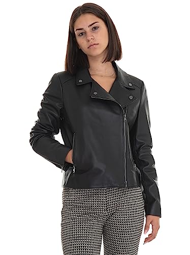 BOSS Damen C_saleli1 Lederjacke, Black1, 38 EU von BOSS