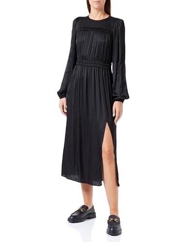 BOSS Damen C_dilli Dress, Black1, 42 EU von BOSS