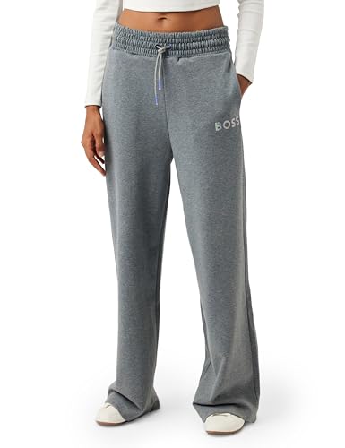 BOSS Damen C_elasie Jersey Trousers, Silver40, XL EU von BOSS