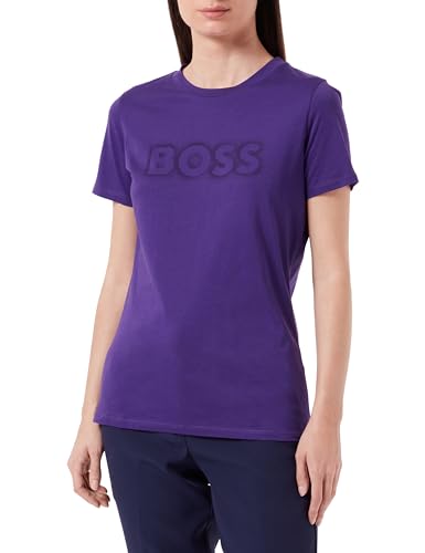 BOSS Damen C_elogo_5 Sweatshirt, Open Purple551, XL EU von BOSS