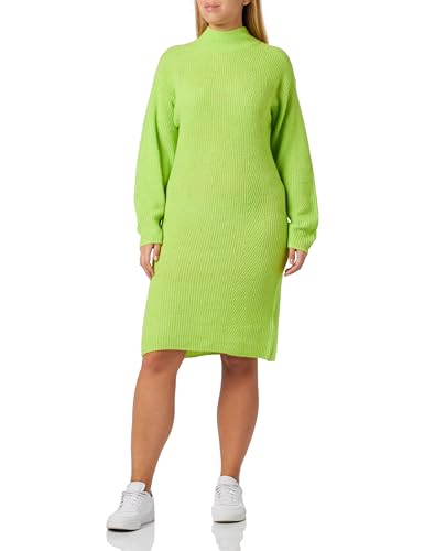 BOSS Damen C_fagdasa Knitted Dress, Bright Yellow735, L EU von BOSS