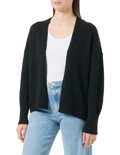 BOSS Damen C_falescana Knitted Cardigan, Black1, L EU von BOSS