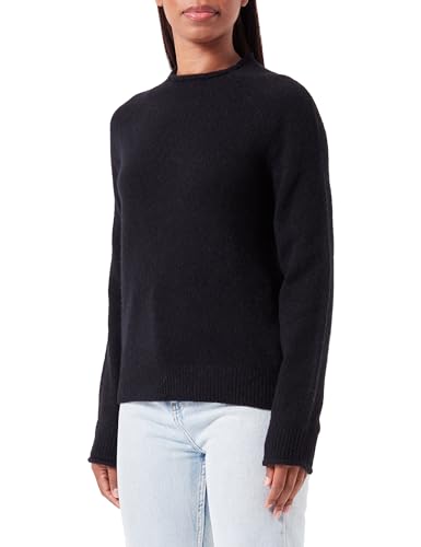 BOSS Damen C_fesperana Knitted Sweater, Black1, M EU von BOSS