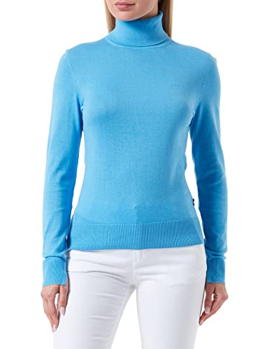 BOSS Damen C_fiddinan Sweater, Open Blue, XS von BOSS