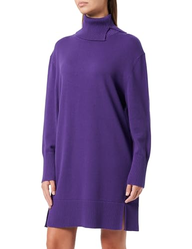 BOSS Damen C_fimalaya Knitted Dress, Open Purple551, XS EU von BOSS