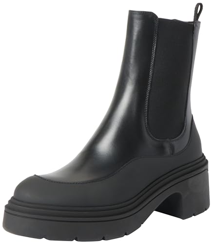 BOSS Damen Carol Chelsea-WC Bootie, Black, 35 EU von BOSS