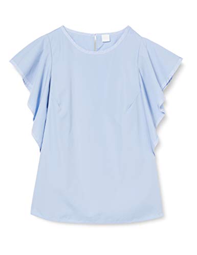 BOSS Damen Ciguida Bluse, Blau (Light/Pastel Blue 450), (Herstellergröße: 38) von BOSS