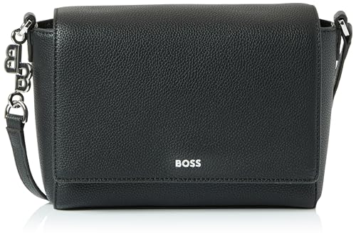 BOSS Rachel Flap Crossb. Damen Crossbody, Black1 von BOSS