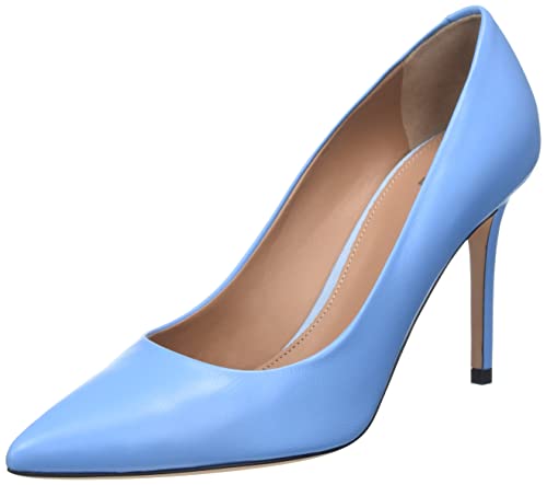 BOSS Damen Eddie Pump 90-C Pump Open Blue495 39.5 von BOSS