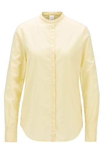 BOSS Damen Efelize_17 Bluse, Gelb (Light/Pastel Yellow 741), 38 EU von BOSS