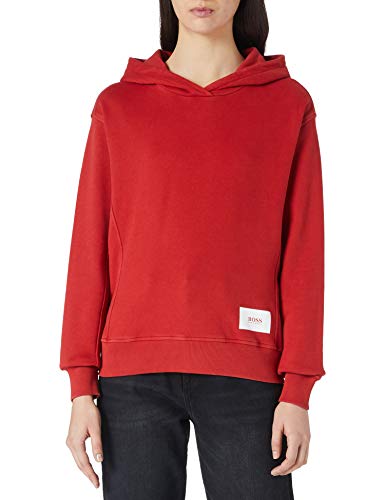 BOSS Damen Esqua1 Kapuzenpullover, Bright Pink618, S von BOSS