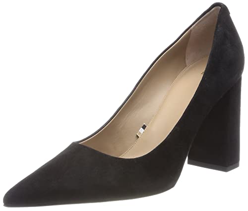 BOSS Damen Janet ChunkyPump 90S Pump, Black1, 41.5 EU von BOSS