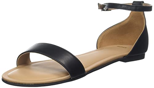 BOSS Damen Jo Flat Sandal-N Thong, Black1, 37 EU von BOSS