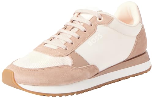 BOSS Damen Kai_Runn_mxW Sneaker, Open Beige, 38 EU von BOSS