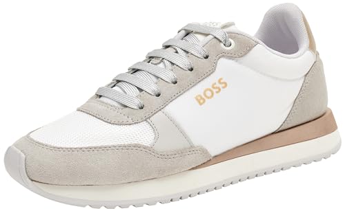 BOSS Damen Kai_Runn_mxW Sneaker, Open White, 35 EU von BOSS