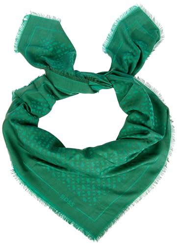 BOSS Damen Ledonia_15 Scarf, Open Green383, ONESIZEZE von BOSS