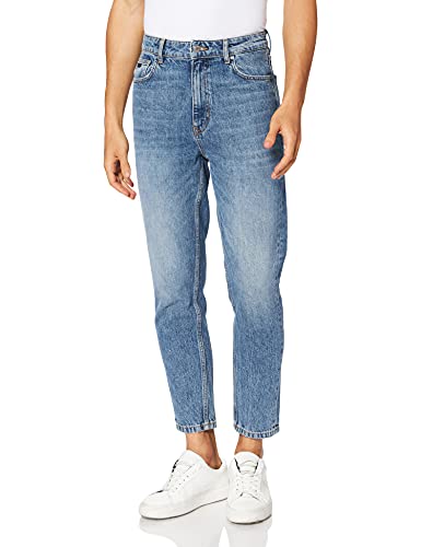 BOSS Damen MODERN MOM 2.0 Regular-Fit Jeans aus mittelblauem Bio-Baumwoll-Denim von BOSS