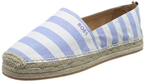 BOSS Damen Madeira_Slon_STRP Slip_ON_Flats, Open Miscellaneous975, 40 EU von BOSS