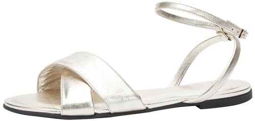 BOSS Damen Millie LMN Sandal, Gold710, 38 EU von BOSS