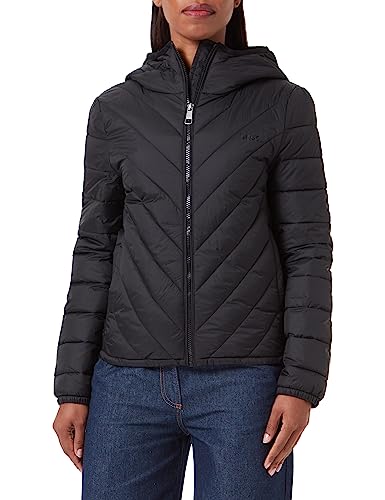 BOSS Damen Outerwear-jacket Outerwear Jacket, Schwarz, 38 EU von BOSS